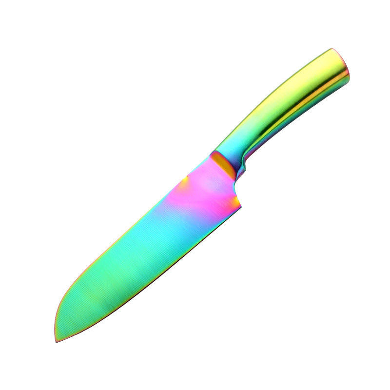 Colorful barbecue knife