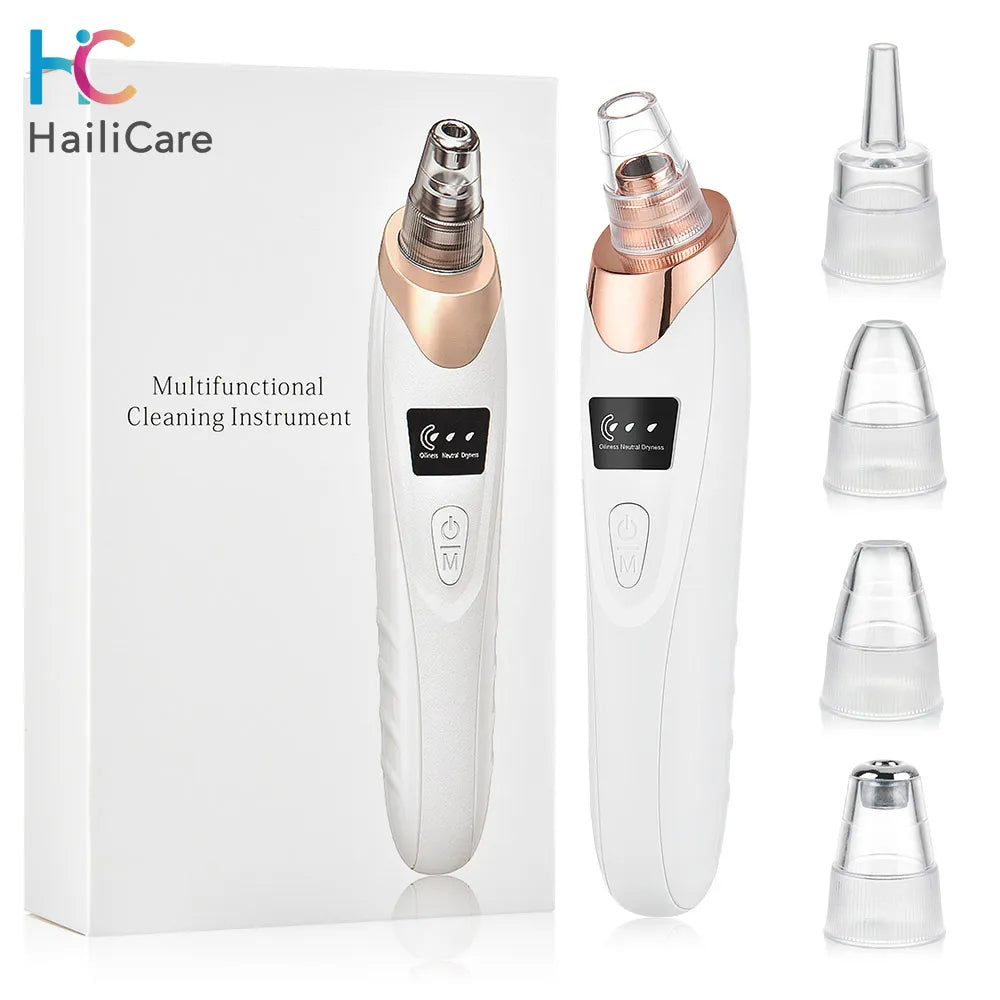 Clear Skin, Clear Confidence - Electric Blackhead Remover Vacuum Acne Cleaner