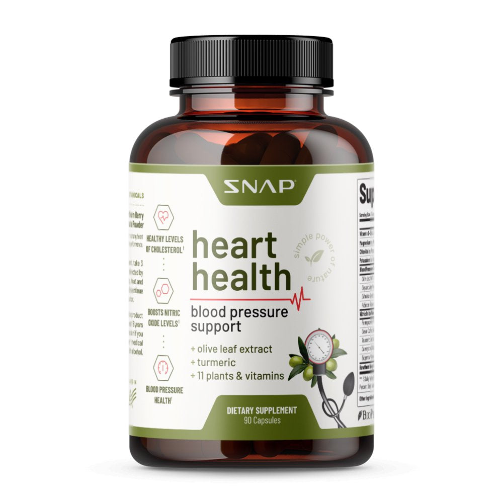 Heart Health & Testo Booster, Heart and Sexual Wellness Supplement, 2-Pack Bundle, 90 Capsules Each
