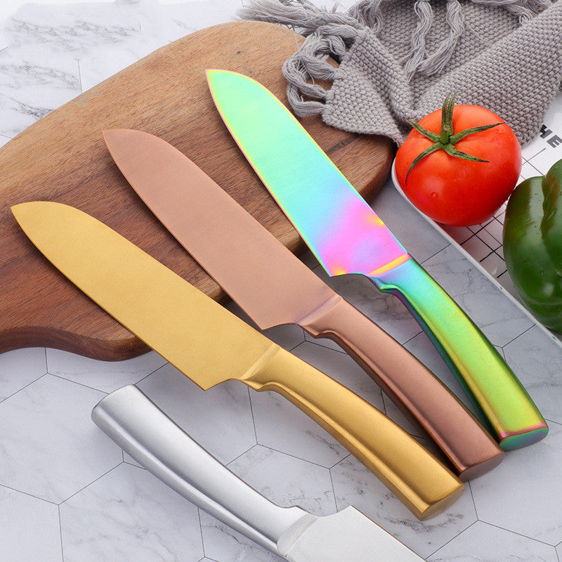 Colorful barbecue knife