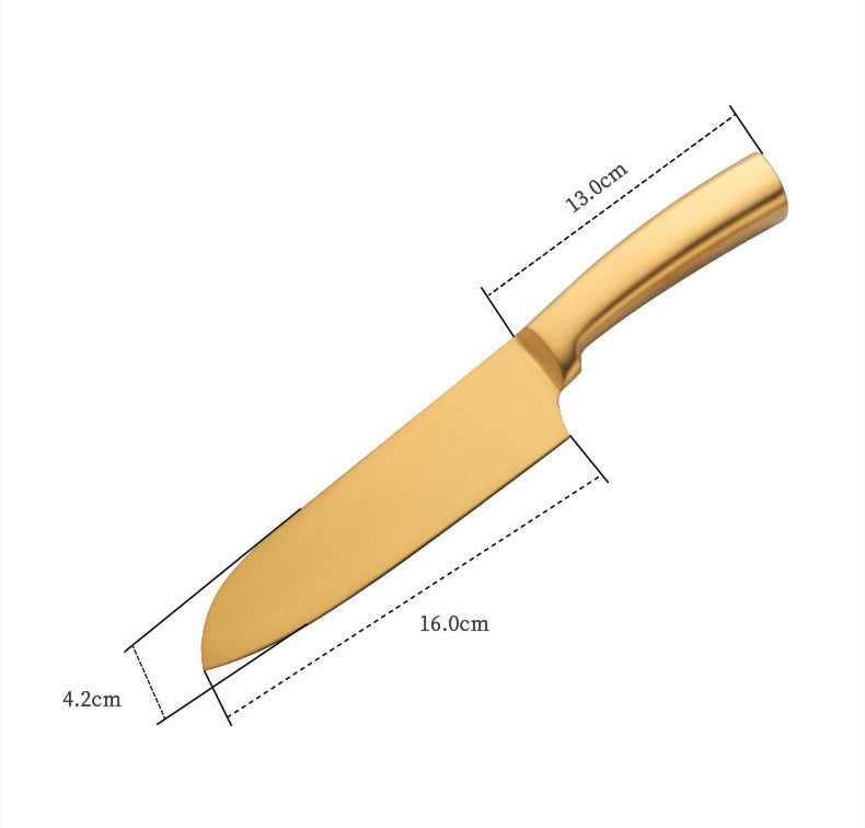 Colorful barbecue knife
