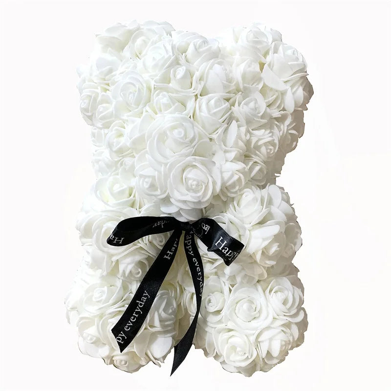 Express Love with Our 25cm Rose Bear - Perfect Gift for Valentine's Day, Birthdays, Weddings, and More!