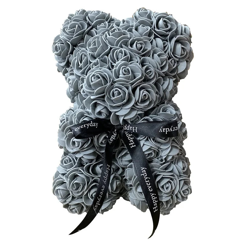 Express Love with Our 25cm Rose Bear - Perfect Gift for Valentine's Day, Birthdays, Weddings, and More!