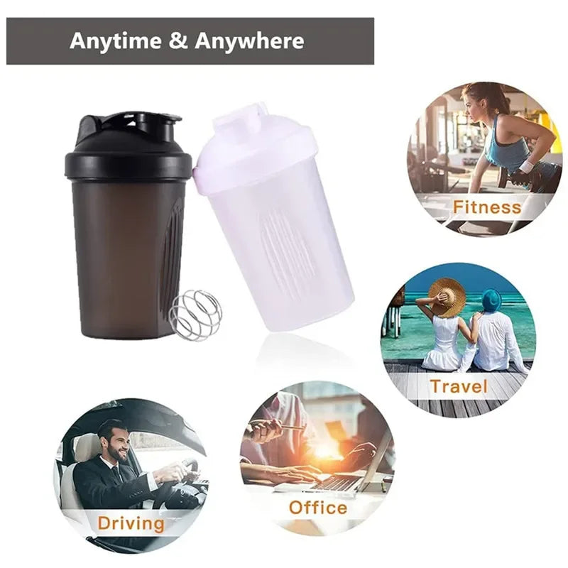 Shaker Bottles Sport Water Cups Whey Protein Powder Mixer Bottle Fitness Gym Shaker Outdoor Portable Plastic Drink Cup