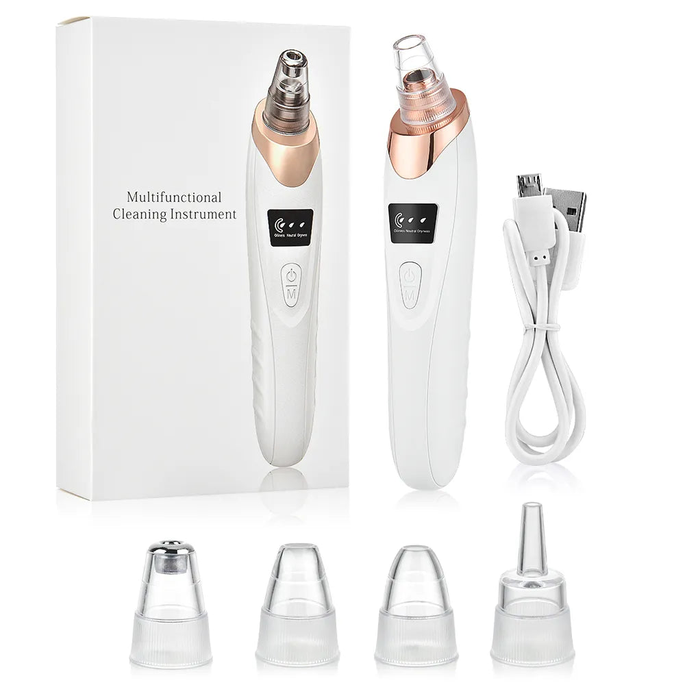 Clear Skin, Clear Confidence - Electric Blackhead Remover Vacuum Acne Cleaner